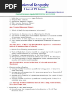 02 MCQ Set Vi On Climate