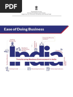 Ease of Doing Business: Transforming Business Environment in India