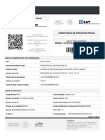 Constancia de Situacion Fiscal Actualizada