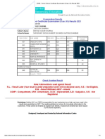 Examination Results Senior School Certificate Examination (Class XII) Results 2021