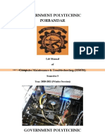 Government Polytechnic Porbandar: Computer Maintenance & Troubleshooting (3350701)