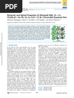 2018 Electronic and Optical Properties of Ultrasmall ABX3 (A CS, CH3NH3 B Ge, PB, SN, Ca, SR X CL, BR, I) Perovskite Quantum Dots