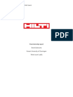 Final Internship Report Hilti Group