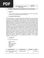 INFORME - de Validacion