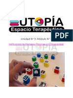 Unidad #2. Modulo #3. Curso Orientador - Auxiliar para Centro de Día o Centro Educativo Terapéutico