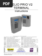 Kelio Prio V2 Terminal: Instructions