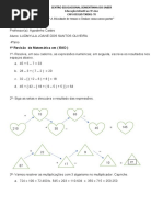 1º Revisão de Matemática