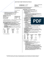 Injection Pump Specification ©