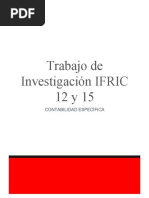 TRABAJO IFRIC 12 y 15