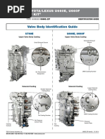 Valve Body Identification Guide: Toyota/Lexus U660E, U660F Zip Kit