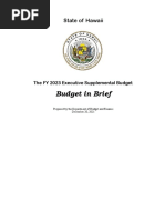 Gov. Ige's Budget