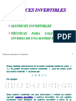 Matrices-Regulares o Invertibles