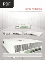 Fortinet Product Matrix