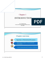 Chapter Overview: Importance of International Economics