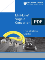 Mini-Line Vögele Converter Kit: Installation Guide