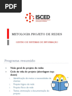 Metodologia Projeto de Redes - GSI