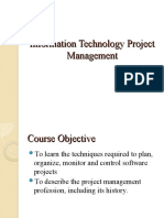 Information Technology Project Management