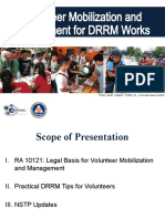 Volunteer Mobilization and Management For DRRM Works: Photo Credit:: Inquirer, FEED, Inc., Concept News Central