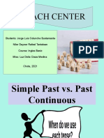 Simple Past Vs Past Continuous