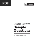 Ap 2020exam Sample Questions Microeconomics