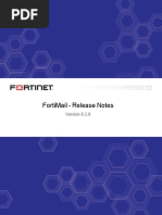 Fortimail v6.2.6 Release Notes