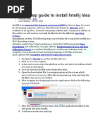 Step by Step Guide To Install Intellij Idea