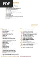 Auditing Theories - Summary Notes