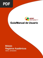 Guía/Manual de Usuario: Registros Académicos Módulo