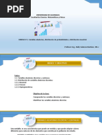 U1 - Variables Aleatorias - Distribucion de Variables Aleatorias Discretas