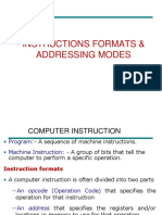 Instructions Formats & Addressing Modes