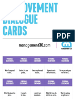 Improvement Dialogue Cards Management 3.0