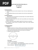 Bahan Ajar Matematika Kelas 6 Tema 5 Lingkaran