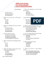 MCQ - Unit 5 Advanced Manufacturing Method