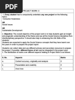 Cbse Social Science Project Work-X