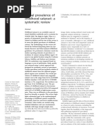 Global Prevalence of Childhood Cataract: A Systematic Review