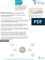 Prueba Rapida de Anticuerpos Igg Igm de Coronavirus Sars Cov 2