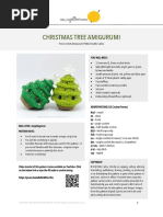 Christmas Tree Amigurumi: SKILL LEVEL: Easy/Beginner Pattern Notes