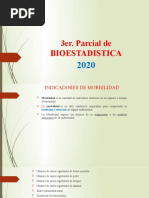 3er. Parcial de BIOESTADISTICA - 2020