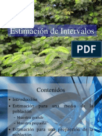 Estimacion de Intervalos