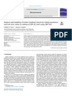 2019-Analysis and Modeling of Surface Roughness Based