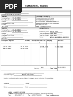 Freight Invoice Maersk Line