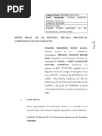 Fiscalia Carpeta 194-2020, Escrito 12. Solicito Participar en Declaracion de Testigo.