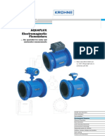 Aquaflux Electromagnetic Flowmeters: ... The Specialist For Water and Wastewater Measurements