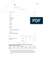 Assessment Sheet UOM-Results