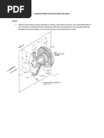 Segunda Prueba Parcial de Dibujo Mecanico Dic2021