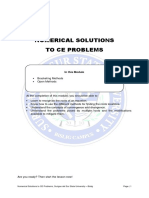 Module 3 - Roots of An Equation (Bracketing and Open Methods)