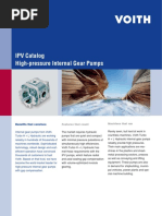 IPV Catalog High-Pressure Internal Gear Pumps: Benefits That Convince