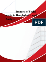 Negative Impacts of Social Media in Bangladesh:Legal Analysis