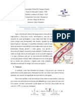 Fichamento Sobre Lipídeos - Oxidação de Ácidos Graxos e Metabolismo de Corpos Cetônicos