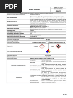 Gid-Od-113 Hoja de Seguridad Detergente en Polvo